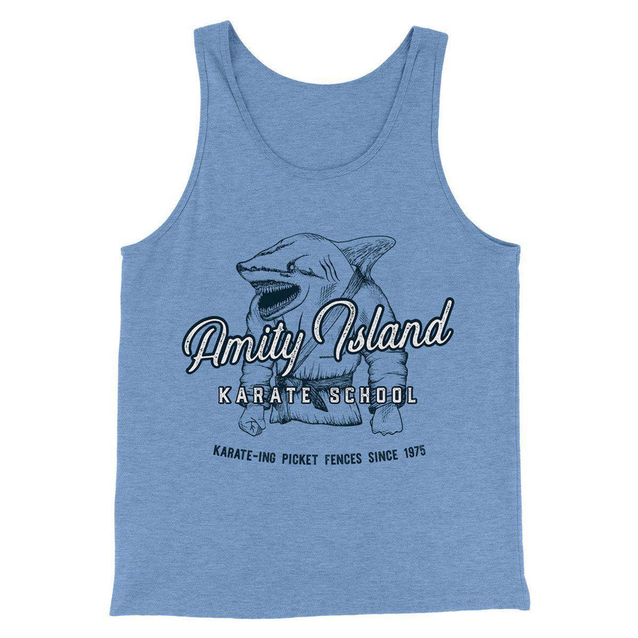 Amity Island Karate School Funny Movie Men/Unisex Tank Top | Funny Shirt from Famous In Real Life
