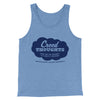 Creed Thoughts Men/Unisex Tank Top Blue TriBlend | Funny Shirt from Famous In Real Life