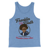 Franklin Bluth Men/Unisex Tank Top Blue TriBlend | Funny Shirt from Famous In Real Life