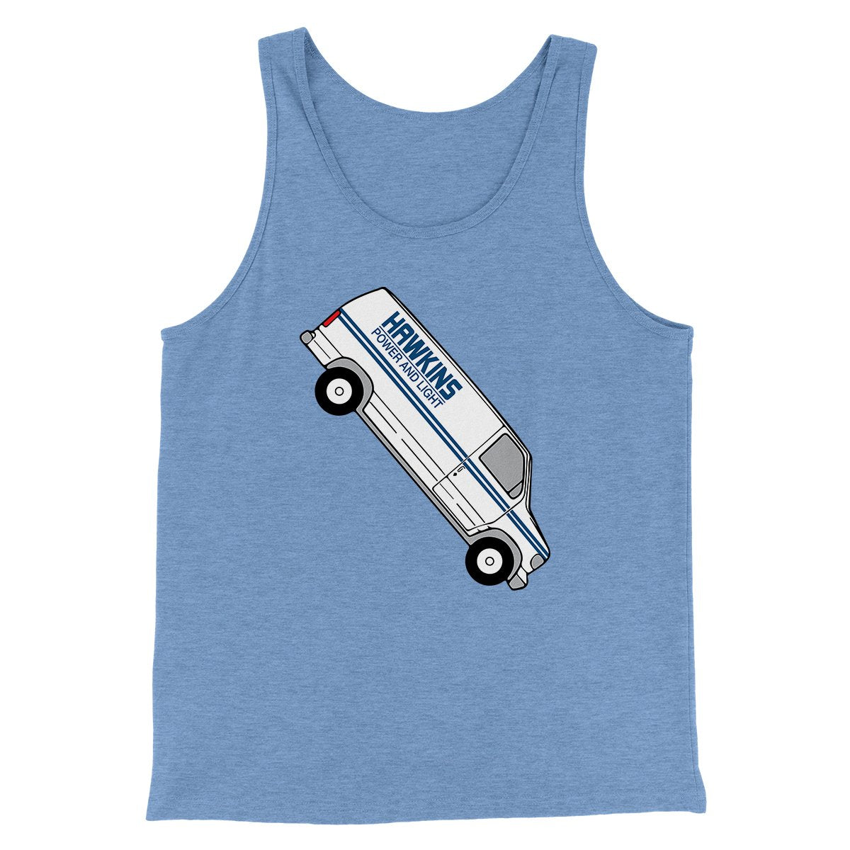 Hawkins Power and Light Van Men/Unisex Tank Top | Funny Shirt from Famous In Real Life