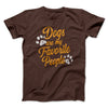 Dogs Are My Favorite People Men/Unisex T-Shirt Brown | Funny Shirt from Famous In Real Life