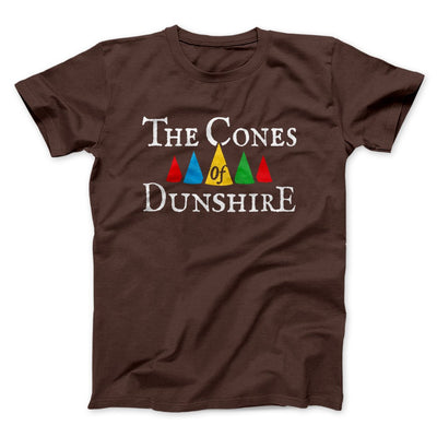The Cones of Dunshire Men/Unisex T-Shirt Brown | Funny Shirt from Famous In Real Life