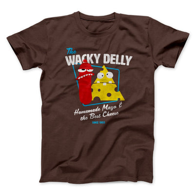 The Wacky Delly Men/Unisex T-Shirt Brown | Funny Shirt from Famous In Real Life