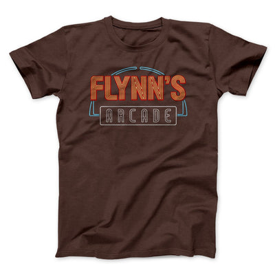 Flynn's Arcade Funny Movie Men/Unisex T-Shirt Brown | Funny Shirt from Famous In Real Life