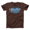 Never Nude Society Men/Unisex T-Shirt Brown | Funny Shirt from Famous In Real Life