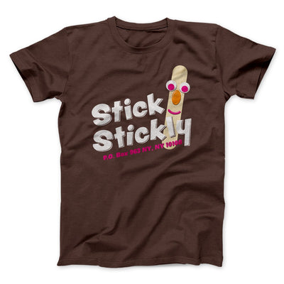 Stick Stickly Men/Unisex T-Shirt Brown | Funny Shirt from Famous In Real Life