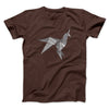 Origami Unicorn Funny Movie Men/Unisex T-Shirt Brown | Funny Shirt from Famous In Real Life