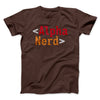 Alpha Nerd Men/Unisex T-Shirt Brown | Funny Shirt from Famous In Real Life