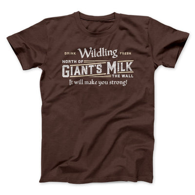 Wildling Giant's Milk Men/Unisex T-Shirt Brown | Funny Shirt from Famous In Real Life