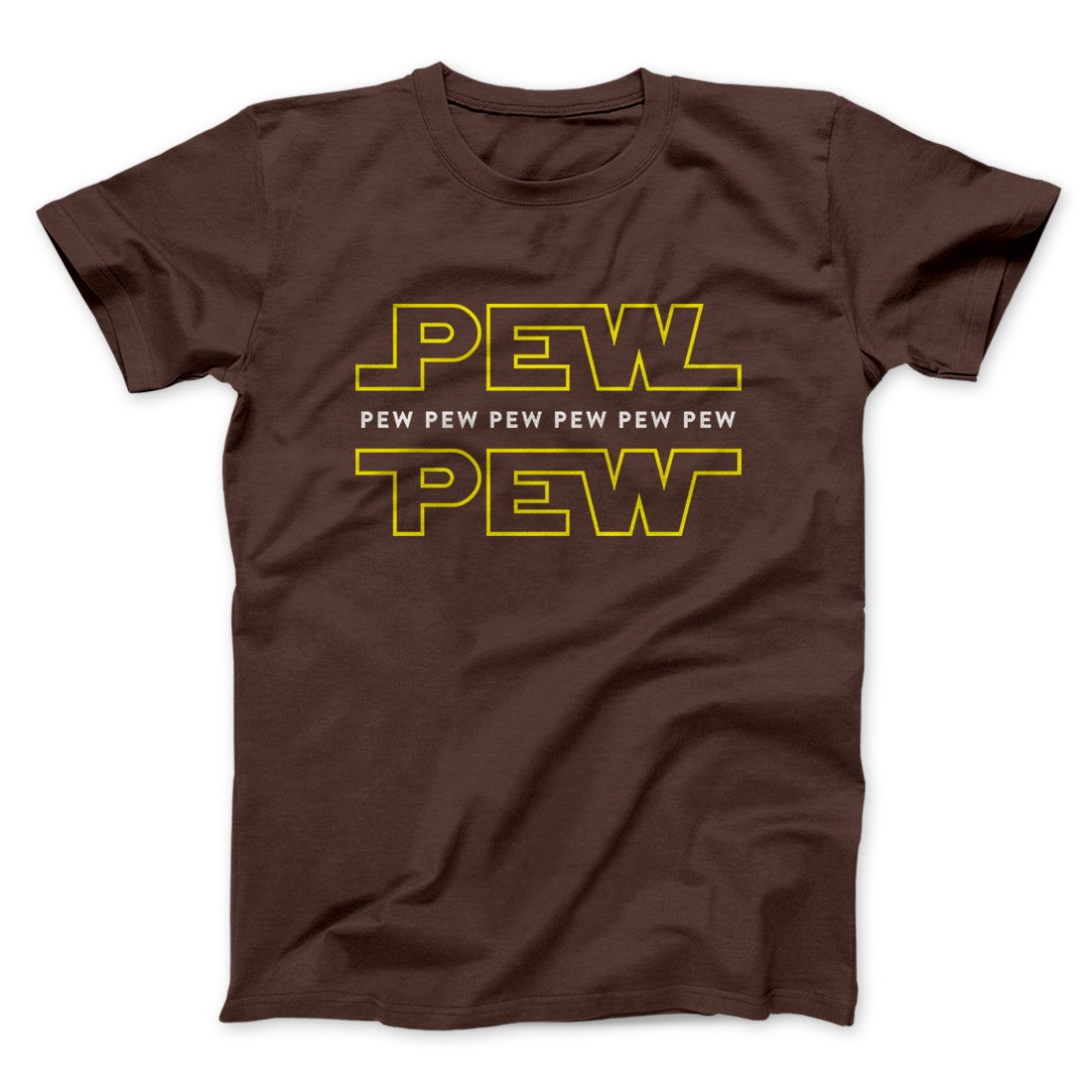 Pew Pew Funny Movie Men/Unisex T-Shirt | Funny Shirt from Famous In Real Life