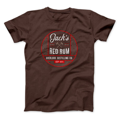 Jack's Red Rum Men/Unisex T-Shirt Brown | Funny Shirt from Famous In Real Life