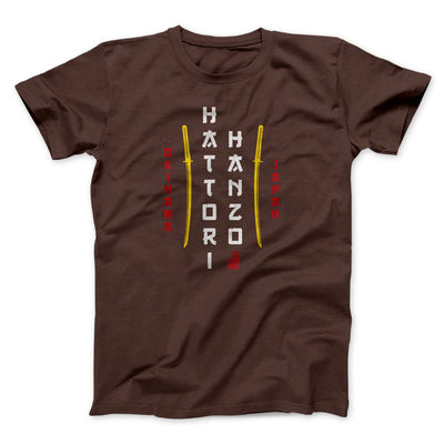 Hattori Hanzo Funny Movie Men/Unisex T-Shirt Brown | Funny Shirt from Famous In Real Life