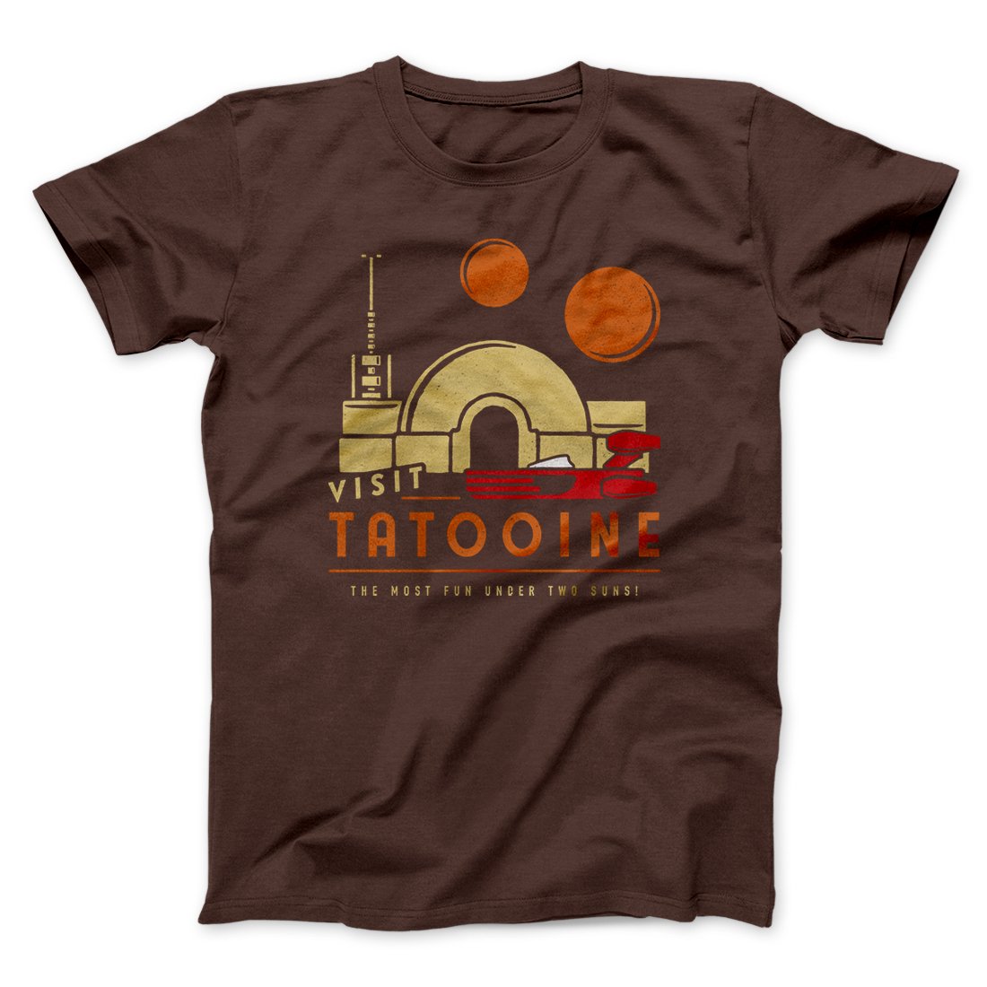 Visit Tatooine Funny Movie Men/Unisex T-Shirt | Funny Shirt from Famous In Real Life