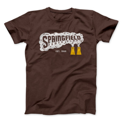 Springfield Power Plant Men/Unisex T-Shirt Brown | Funny Shirt from Famous In Real Life