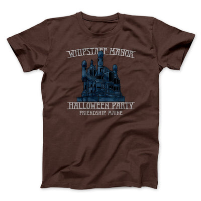 Whipstaff Manor Halloween Party Funny Movie Men/Unisex T-Shirt Brown | Funny Shirt from Famous In Real Life