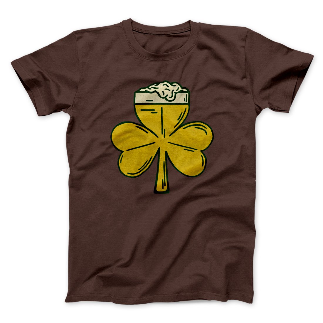 Beer Shamrock Men/Unisex T-Shirt | Funny Shirt from Famous In Real Life
