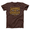 Scrooge & Marley Financial Services Funny Movie Men/Unisex T-Shirt Brown | Funny Shirt from Famous In Real Life