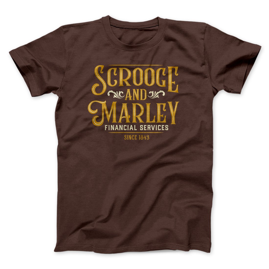 Scrooge & Marley Financial Services Funny Movie Men/Unisex T-Shirt | Funny Shirt from Famous In Real Life