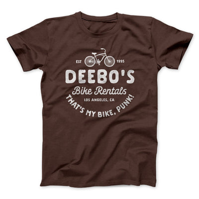 Deebo's Bike Rentals Funny Movie Men/Unisex T-Shirt Brown | Funny Shirt from Famous In Real Life