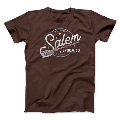 Salem Broom Company Men/Unisex T-Shirt Brown | Funny Shirt from Famous In Real Life