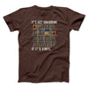 It's Not Hoarding If It's Vinyl Men/Unisex T-Shirt Brown | Funny Shirt from Famous In Real Life
