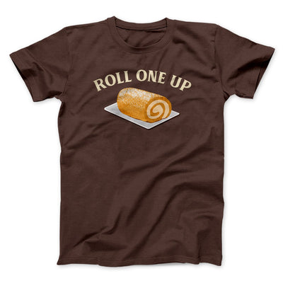 Roll One Up Funny Thanksgiving Men/Unisex T-Shirt Brown | Funny Shirt from Famous In Real Life