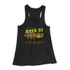 Let's Storm Area 51 Funny Women's Flowey Tank Top Black | Funny Shirt from Famous In Real Life