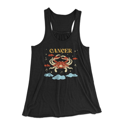 Cancer Women's Flowey Tank Top Black | Funny Shirt from Famous In Real Life