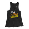 Trick Or Treat Yourself Women's Flowey Tank Top Black | Funny Shirt from Famous In Real Life