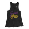 Pardi Gras Women's Flowey Tank Top Black | Funny Shirt from Famous In Real Life