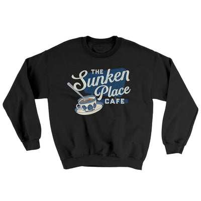 The Sunken Place Cafe Ugly Sweater Black | Funny Shirt from Famous In Real Life