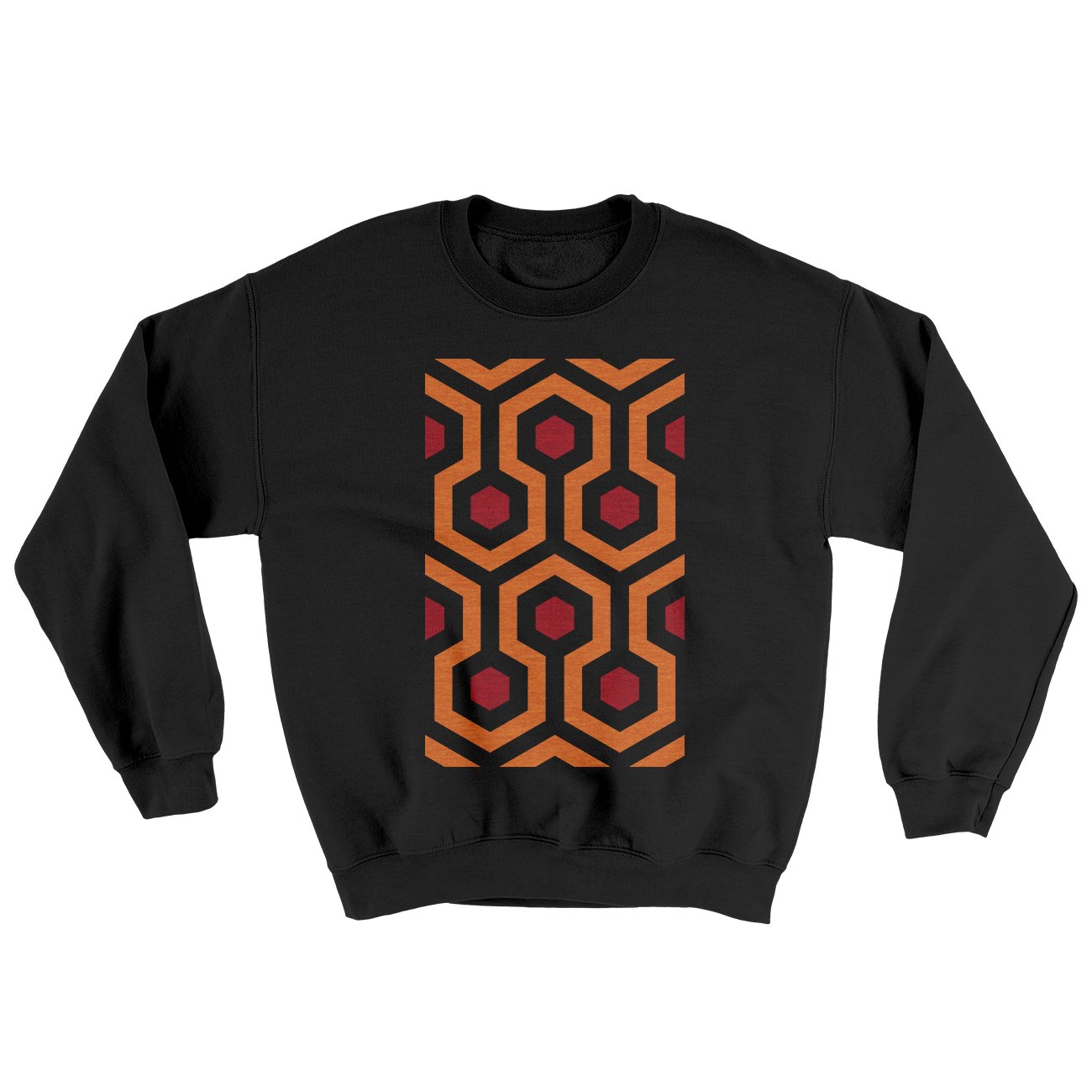 The Overlook Hotel Carpet Ugly Sweater Black | Funny Shirt from Famous In Real Life