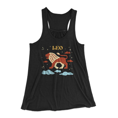 Leo Women's Flowey Tank Top Black | Funny Shirt from Famous In Real Life