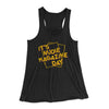 Nudie Magazine Day Women's Flowey Tank Top Black | Funny Shirt from Famous In Real Life