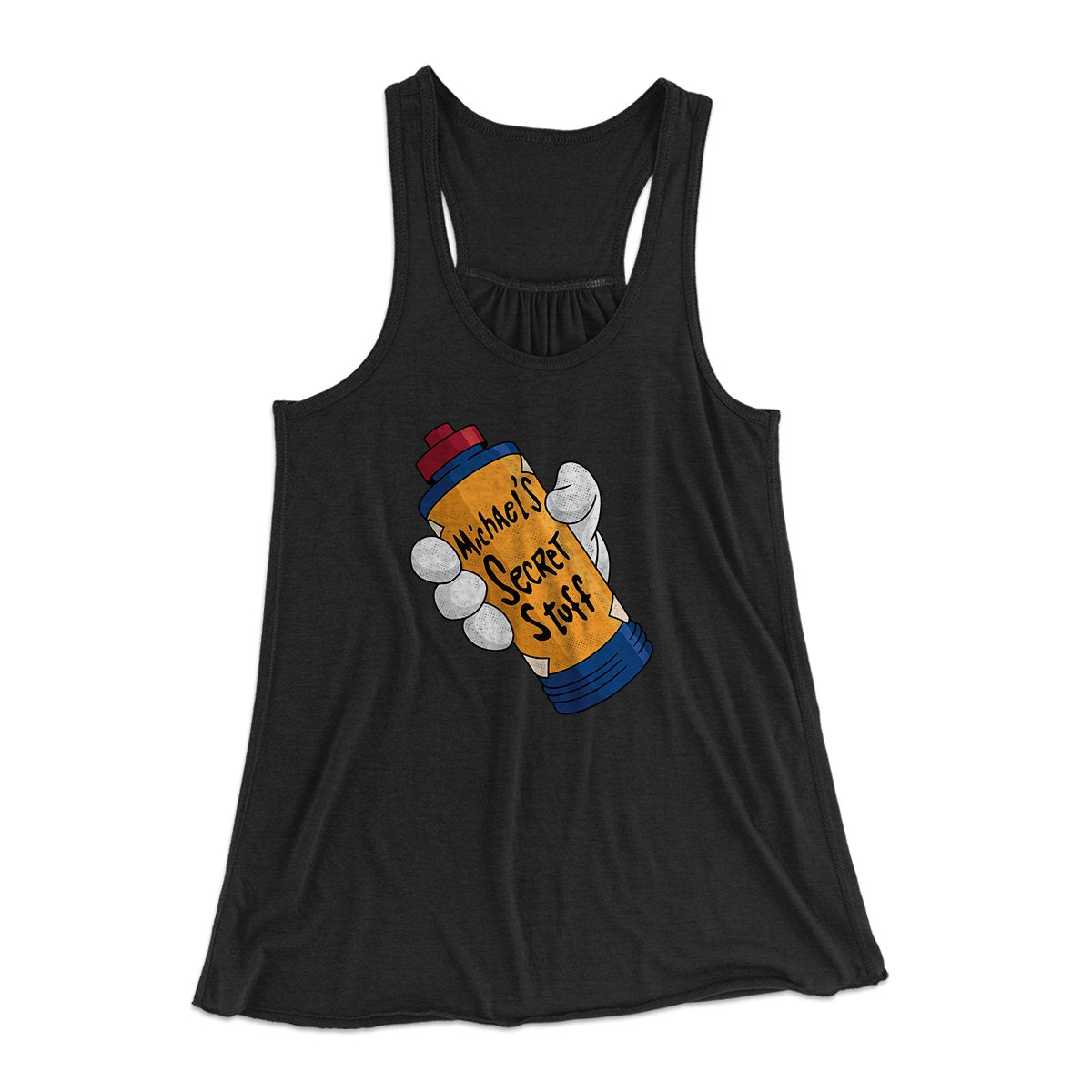 Michael's Secret Stuff Women's Flowey Tank Top | Funny Shirt from Famous In Real Life