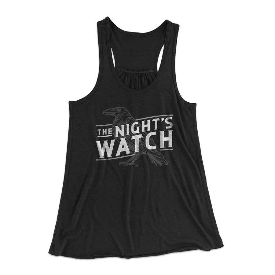 The Night's Watch Women's Flowey Tank Top | Funny Shirt from Famous In Real Life