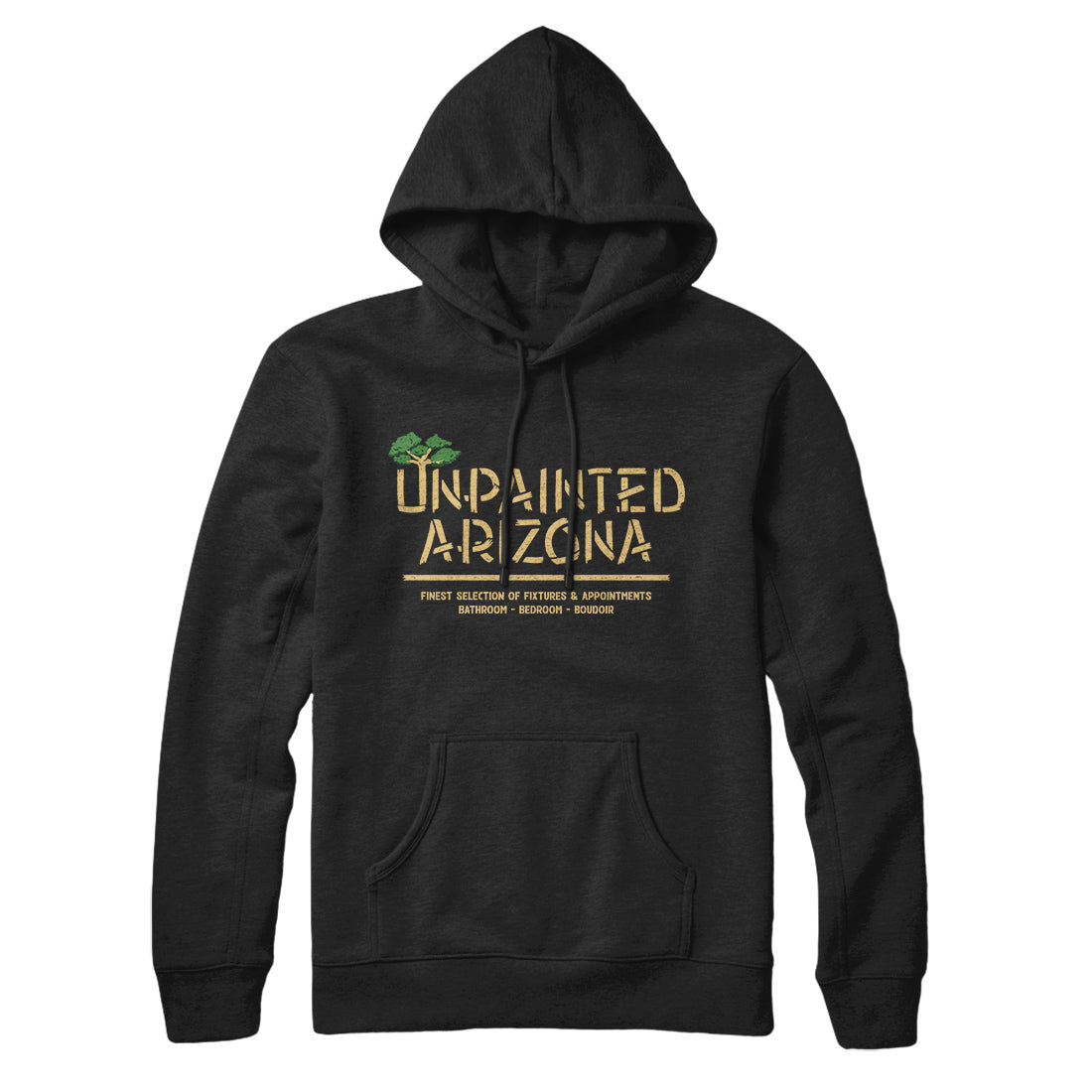 Unpainted Arizona Hoodie Black | Funny Shirt from Famous In Real Life