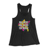 Slice Slice Baby Women's Flowey Tank Top Black | Funny Shirt from Famous In Real Life