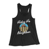Hidey Ho Neighbor Women's Flowey Tank Top Black | Funny Shirt from Famous In Real Life