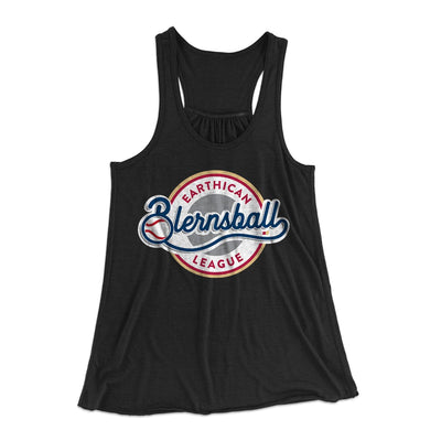 Earthican Blernsball League Women's Flowey Tank Top Black | Funny Shirt from Famous In Real Life
