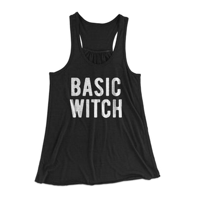 Basic Witch Women's Flowey Tank Top Black | Funny Shirt from Famous In Real Life