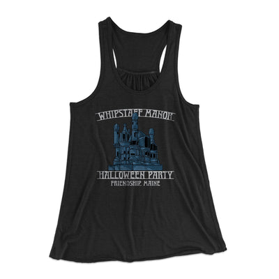 Whipstaff Manor Halloween Party Women's Flowey Tank Top Black | Funny Shirt from Famous In Real Life