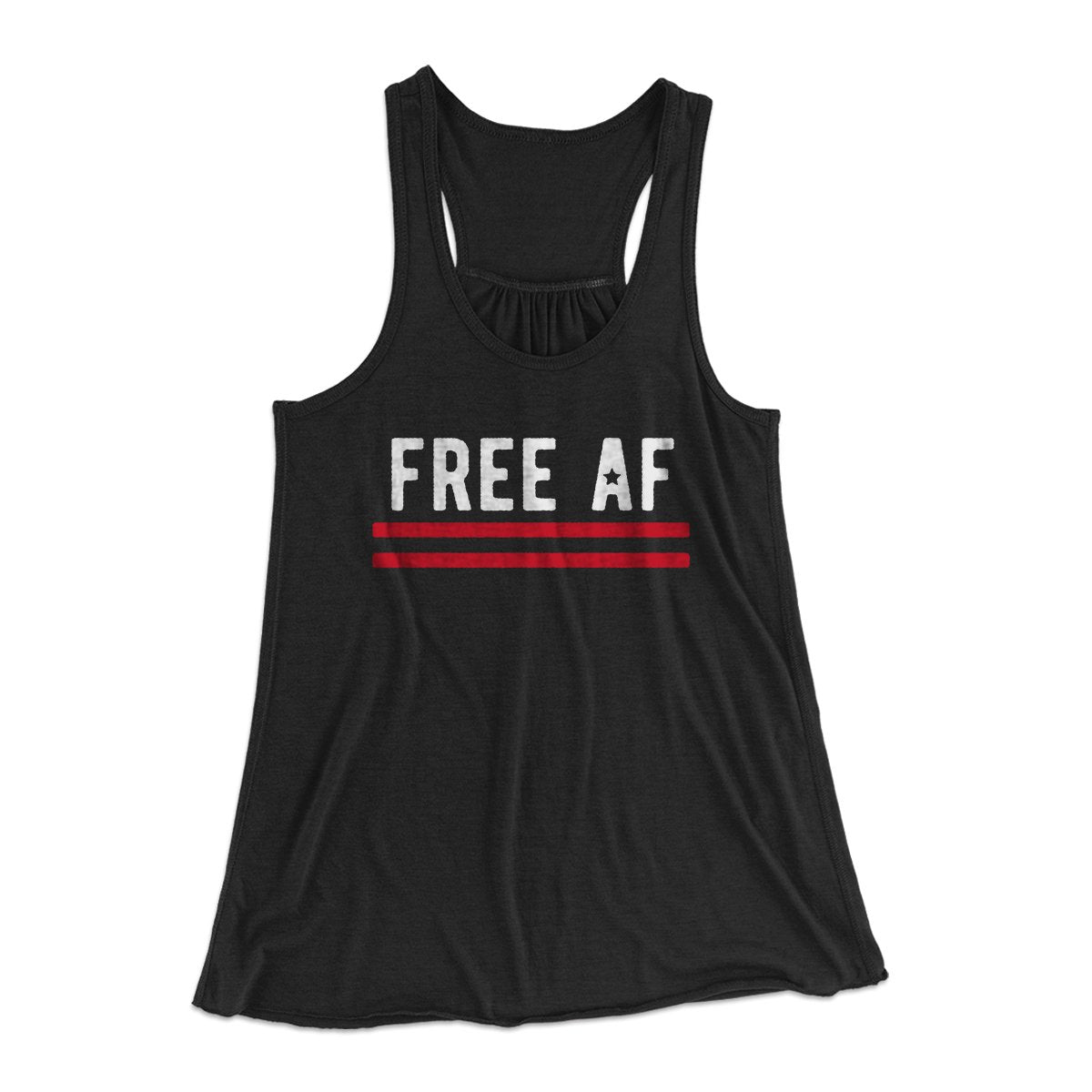 Free AF Women's Flowey Tank Top | Funny Shirt from Famous In Real Life