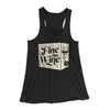 Fine Like Wine Women's Flowey Tank Top Black | Funny Shirt from Famous In Real Life