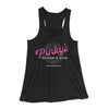 Pinky's Record Shop Women's Flowey Tank Top Black | Funny Shirt from Famous In Real Life