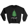 It's Lit Men/Unisex Ugly Sweater Black | Funny Shirt from Famous In Real Life