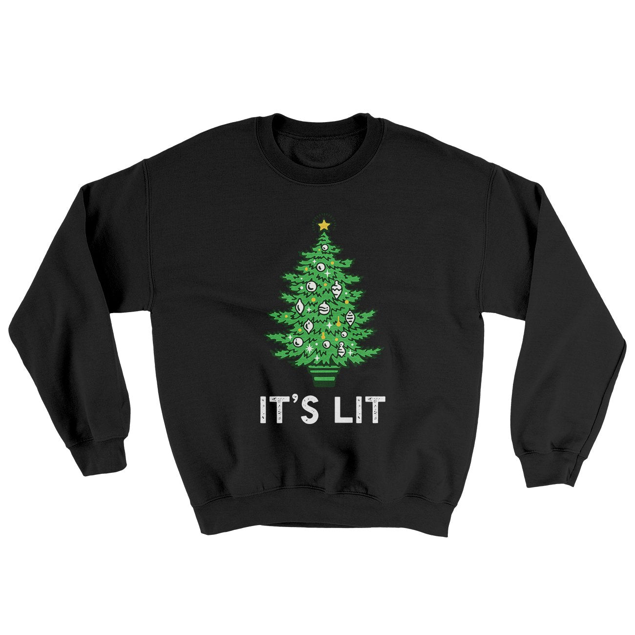 It's Lit Men/Unisex Ugly Sweater | Funny Shirt from Famous In Real Life