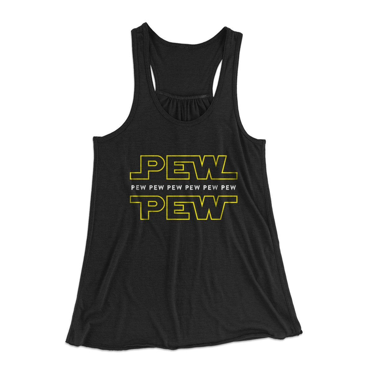 Pew Pew Women's Flowey Tank Top | Funny Shirt from Famous In Real Life