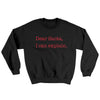Dear Santa, I Can Explain Ugly Sweater Black | Funny Shirt from Famous In Real Life