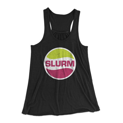 Slurm Women's Flowey Tank Top Black | Funny Shirt from Famous In Real Life